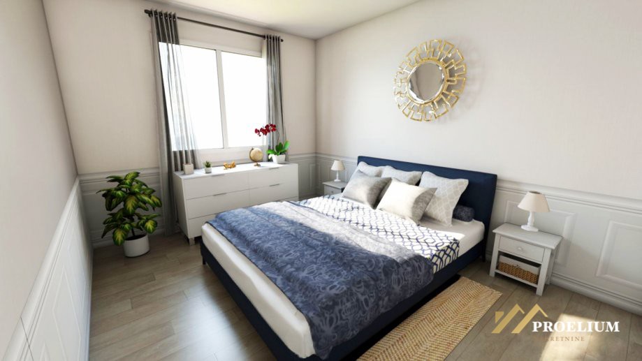 Wohnung in Sukosan Neubau, im ersten Stock, 65,99 m2, 300 m vom Meer