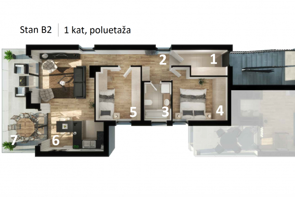 Ekskluzivan stan, novogradnja, Sv.Filip i Jakov, 80m2+14m2 parking! 