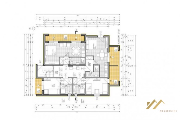 Luksuzen penthouse z apartmaji, Split, 600m2. 500m do morja