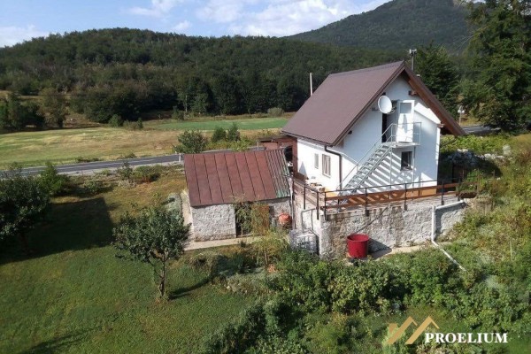  Ferienhaus Baška Oštarije, 70 m2, Baugrundstück 2284 m2