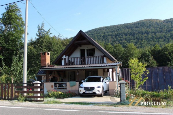  Holiday house Baške Oštarije, 70 m2, building land 2284 m2